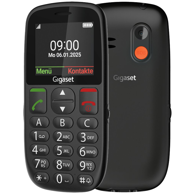 foto del prodotto gigaset gl395 nero telefono cellulare senior barphone