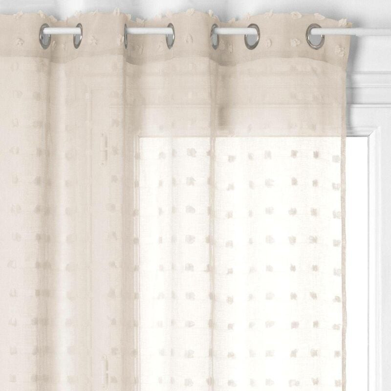foto del prodotto giglio beige velato 140x240cm atmosphera cr ateur d int rieur
