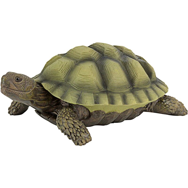 foto del prodotto gilbert la tartaruga decoro da giardino statuetta animale, poliresina, a colori, 22,75 cm design toscano