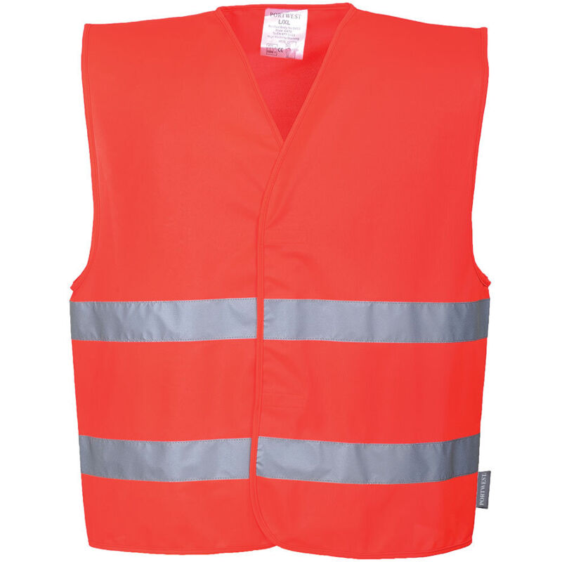 foto del prodotto gilet a doppia banda rossa s/m