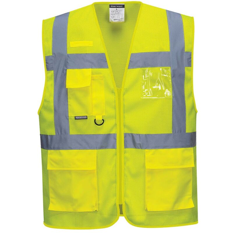 foto del prodotto gilet ad alta visibilita giallo athens meshair giallo 2xl