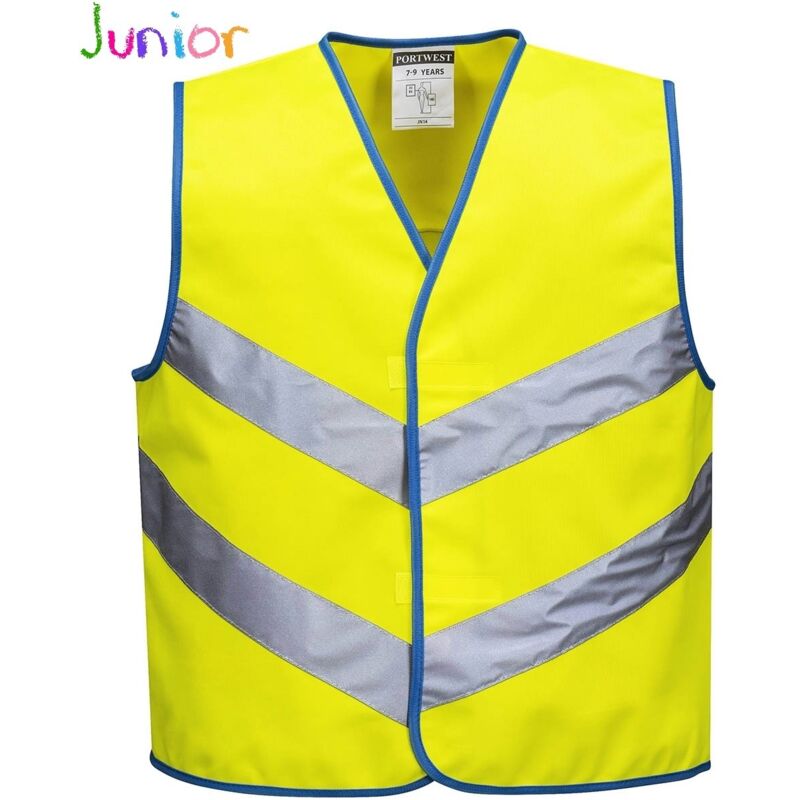 foto del prodotto gilet ad alta visibilita junior giallo giallo m