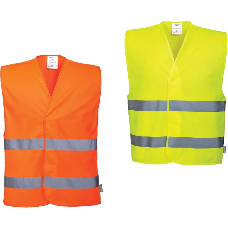 foto del prodotto gilet alta visibilit portwest 2 bande c474 l xl arancione