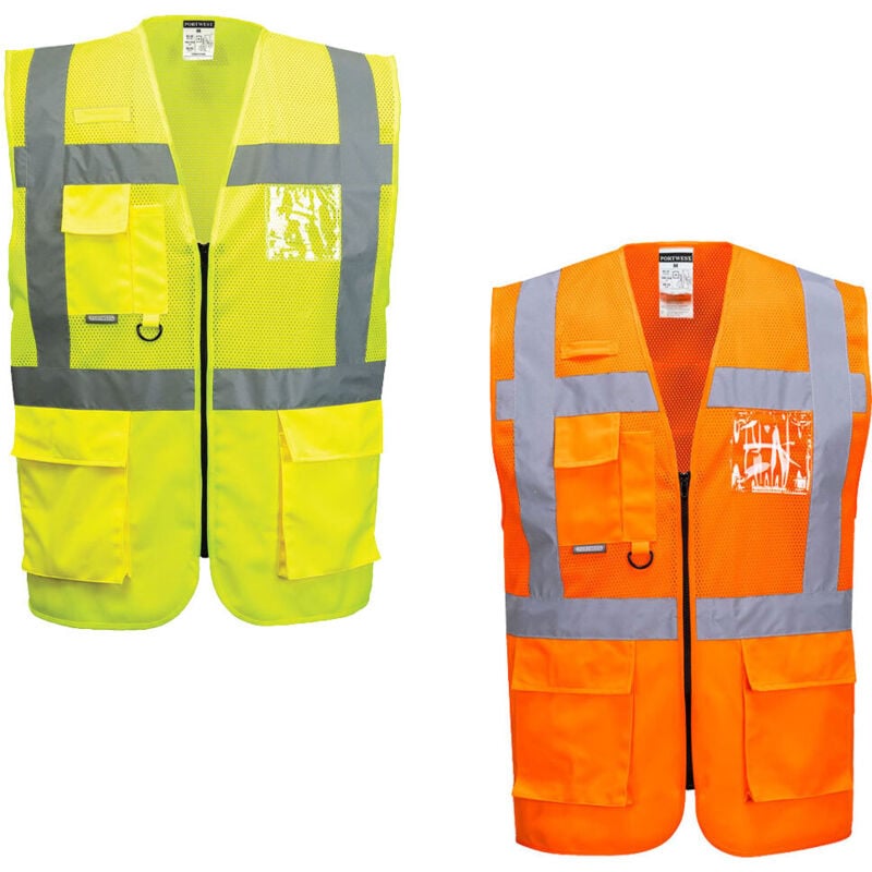 foto del prodotto gilet alta visibilit portwest madrid mesh executive c496 m arancione