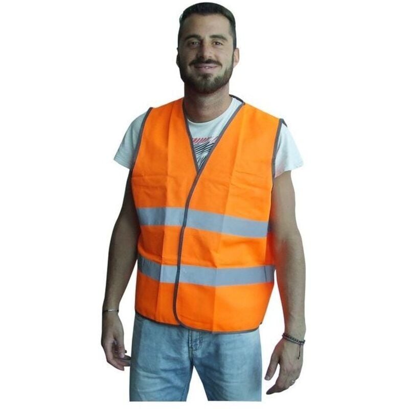 foto del prodotto gilet alta visibilita arancio 01210n