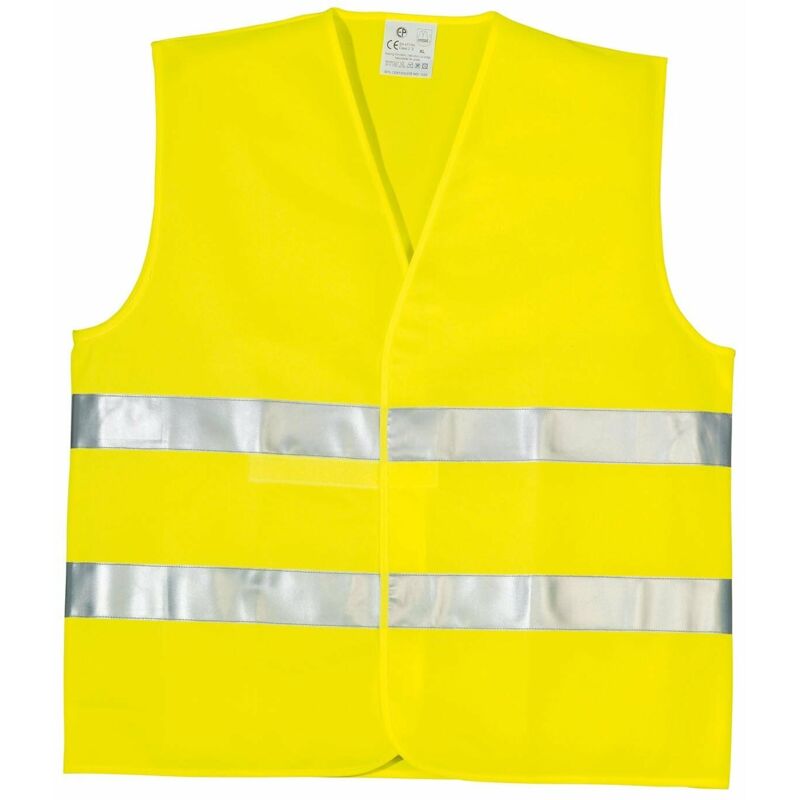 foto del prodotto gilet alta visibilita' colore giallo taglia unica veicoli sicurezza indumento