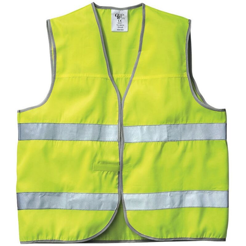 foto del prodotto gilet alta visibilita giallo omologato pz 1,0