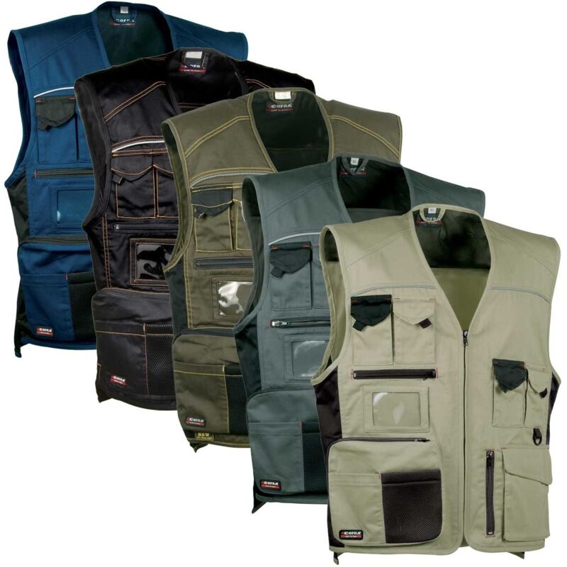 foto del prodotto gilet da lavoro cofra expert 54 eu navy