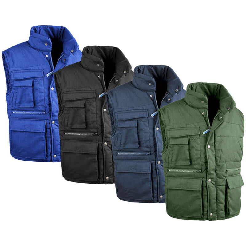 foto del prodotto gilet da lavoro imbottito sottozero antares 9025 xl nero