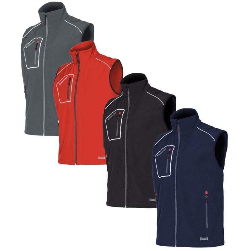 foto del prodotto gilet da lavoro issa line snappy 04509 xs nero