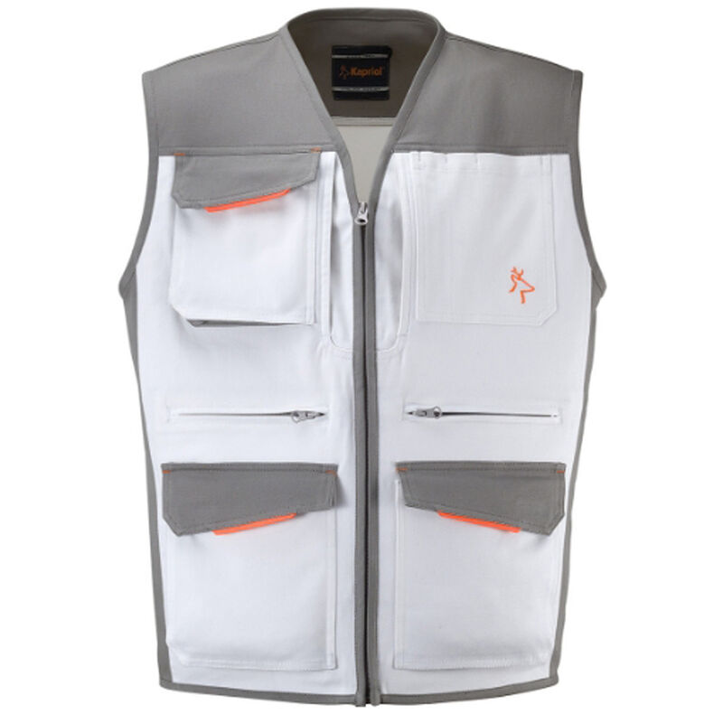 foto del prodotto gilet da lavoro pittore imbianchino paint industry bianco tg. m xxl kapriol xxl 