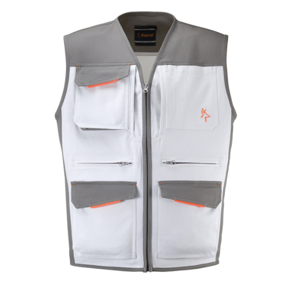 foto del prodotto gilet da lavoro pittore imbianchino paint industry bianco tg. xxl kapriol 36503