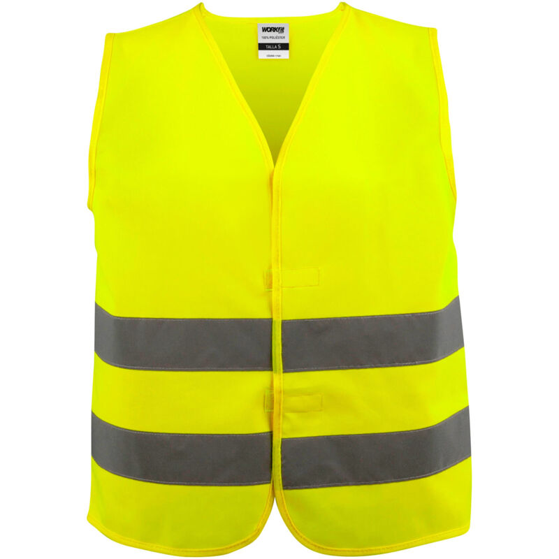 foto del prodotto gilet da lavoro riflettente giallo taglia xxl