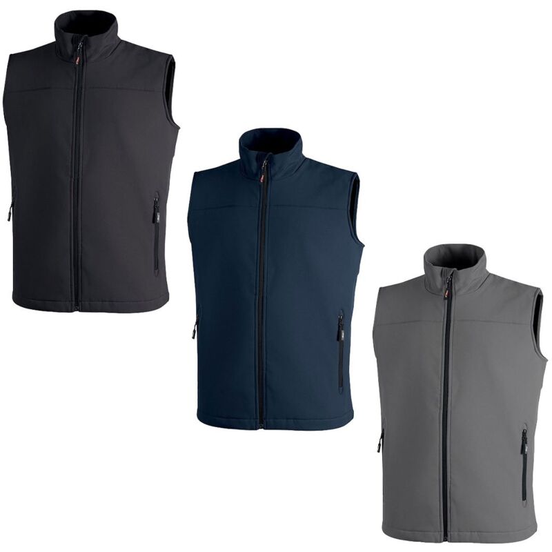 foto del prodotto gilet da lavoro softshell u power dublino xxl blu
