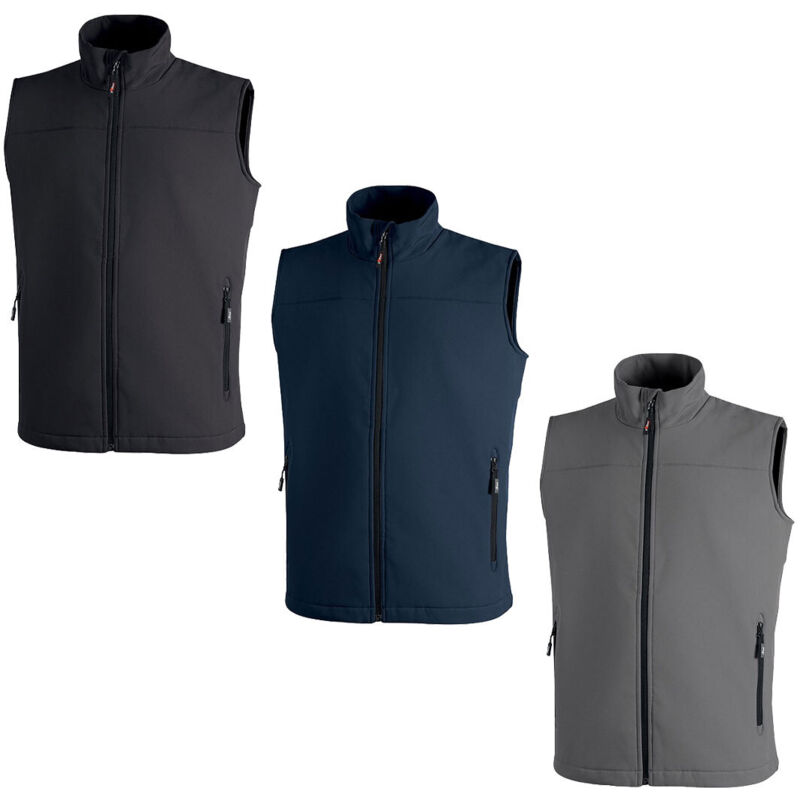 foto del prodotto gilet da lavoro softshell u power dublino xxxxxl blu