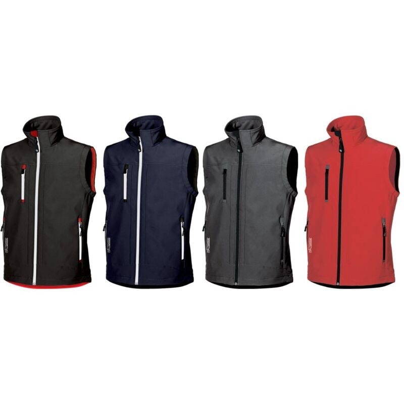 foto del prodotto gilet da lavoro u power climb in softshell xs blu