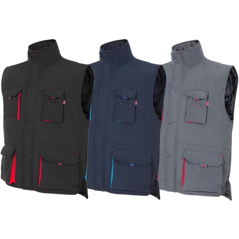 foto del prodotto gilet da lavoro velilla 205902 m blu rosso
