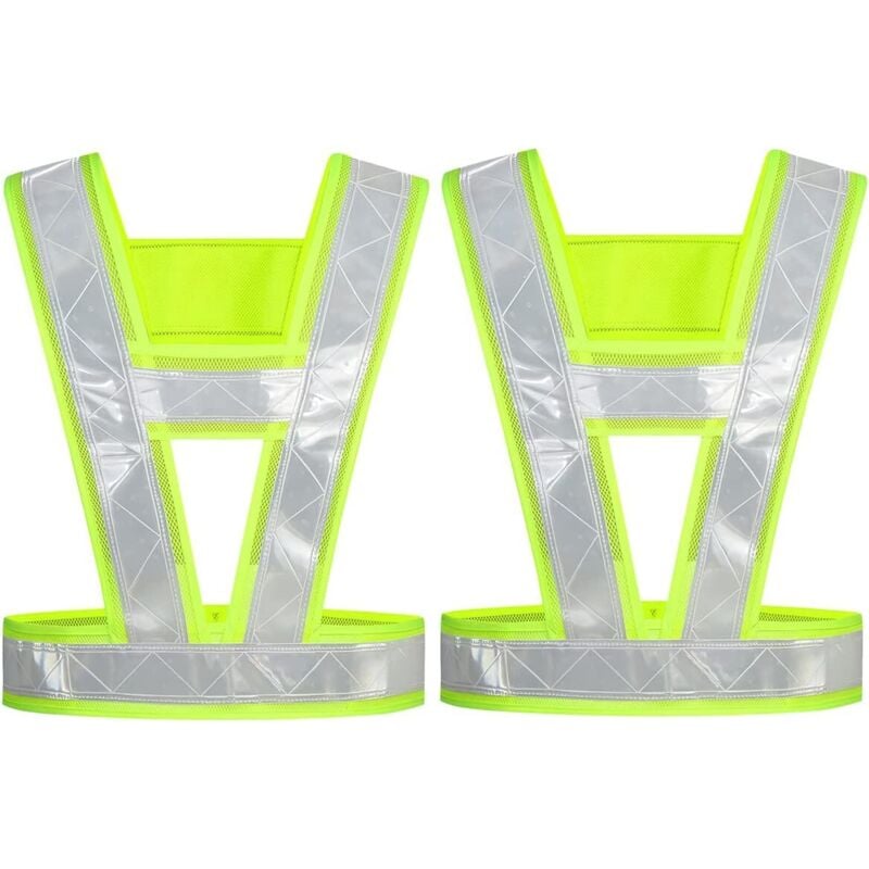 foto del prodotto gilet di sicurezza fluorescente2, gilet di sicurezza riflettente, gilet fluorescente, gilet ad alta visibilit , alta visibilit a 360 gradi,