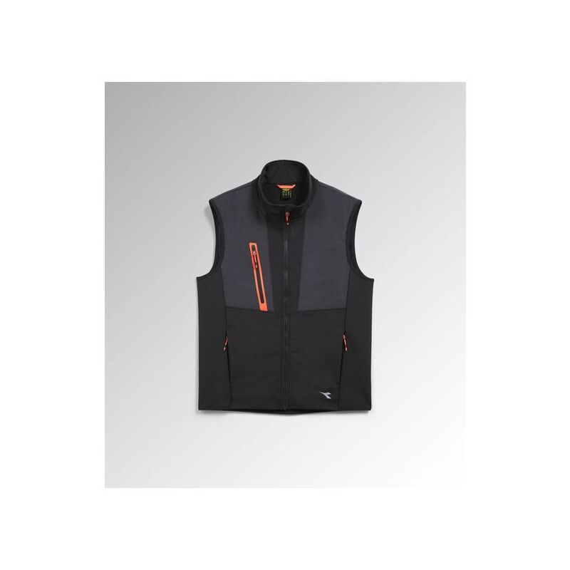 foto del prodotto gilet diadora vest softshell hybrid nero nero fantasma 702.180066 size m
