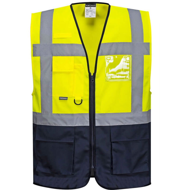 foto del prodotto gilet executive warsaw giallo/blu xl
