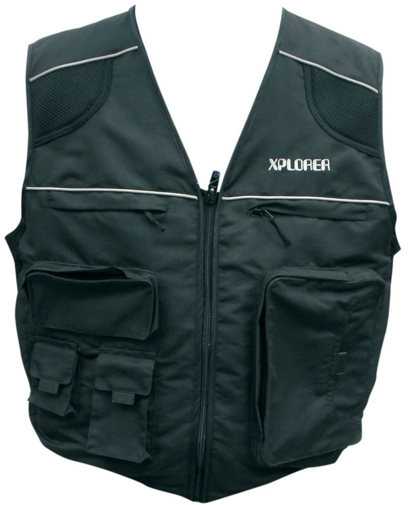 foto del prodotto gilet moto multitasche taglia xl