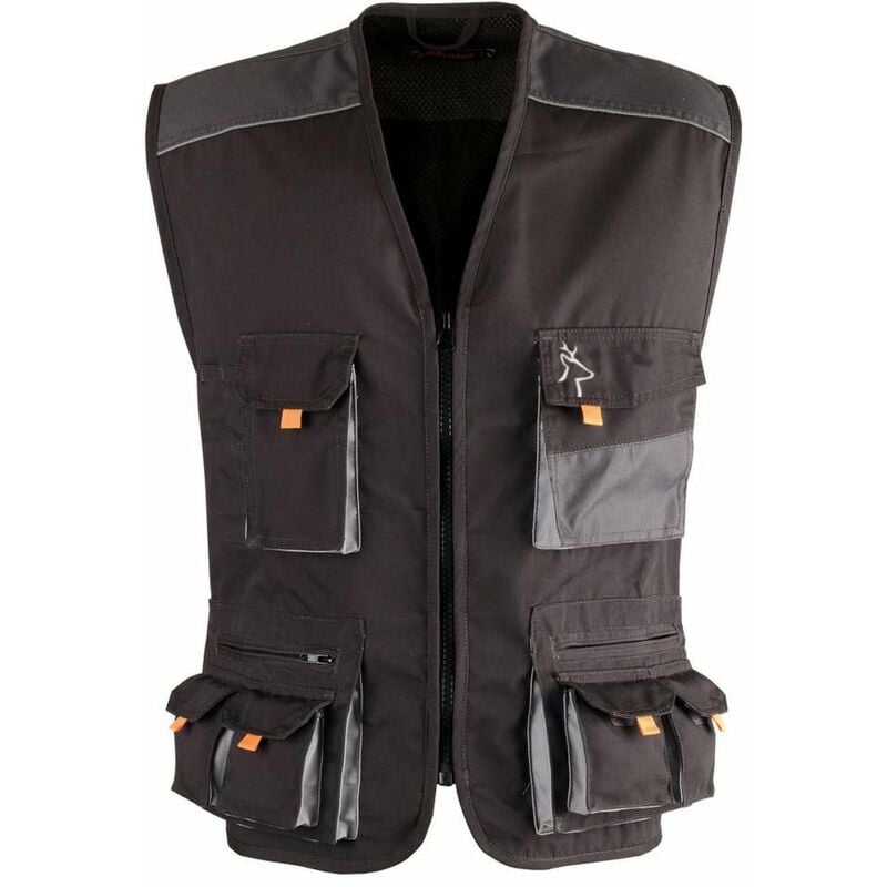 foto del prodotto gilet multitasche smart grigio xl kapriol 31717