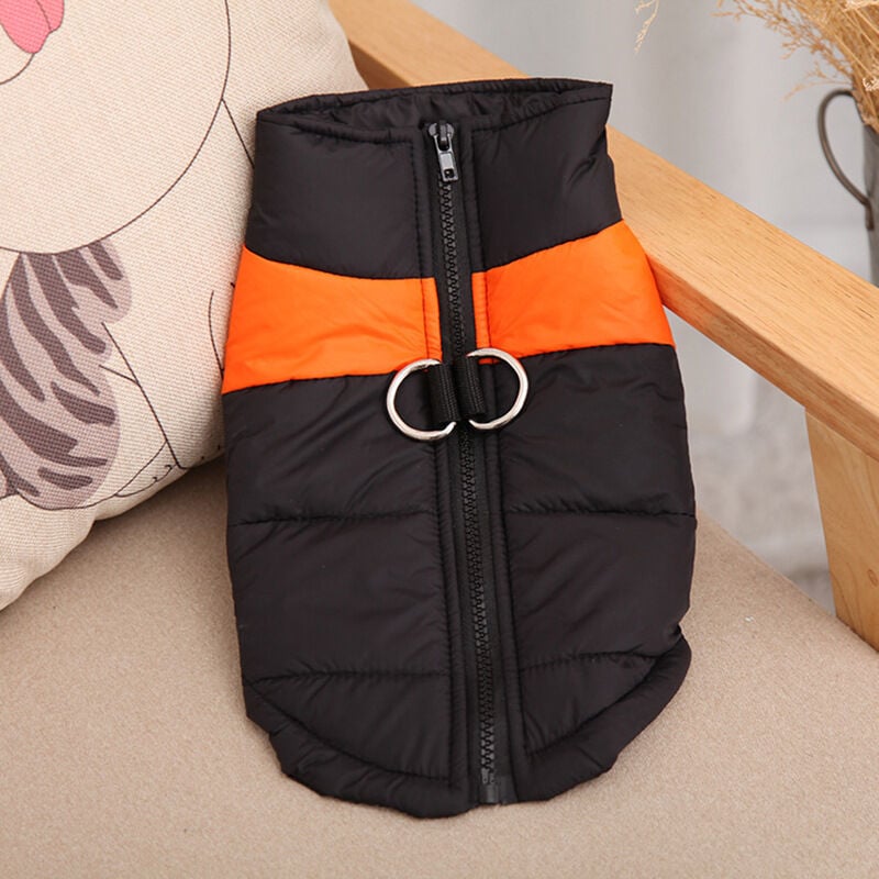 foto del prodotto gilet per cani in cotone impermeabile, gilet per animali domestici, cappotto per cani autunnale e invernale, cappotto per cani autunnale e invernale