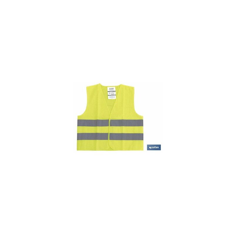 foto del prodotto gilet riflettente giallo per bambini