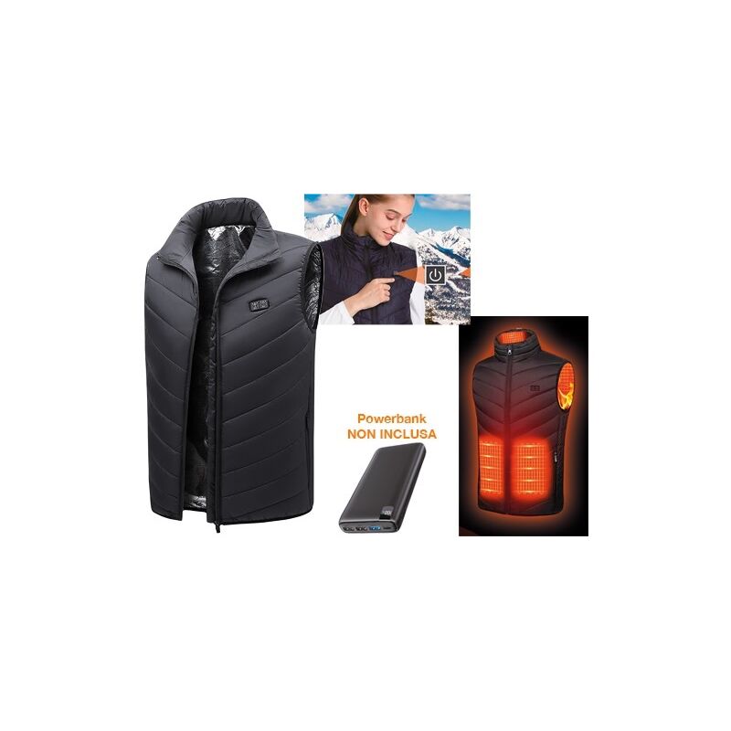 foto del prodotto gilet smanicato riscaldato warmbody brixo taglia m l xl