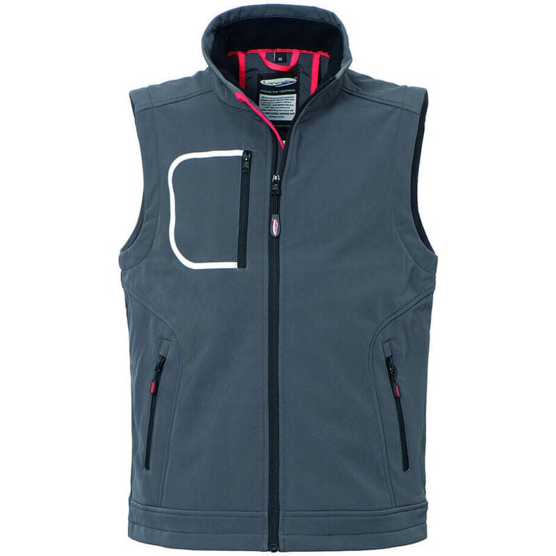 foto del prodotto gilet softshell grigio tg.xl