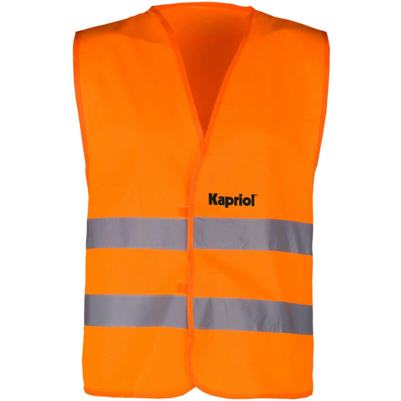 foto del prodotto gilet uomo da lavoro alta visibilita riflettente arancione en 20471 kapriol