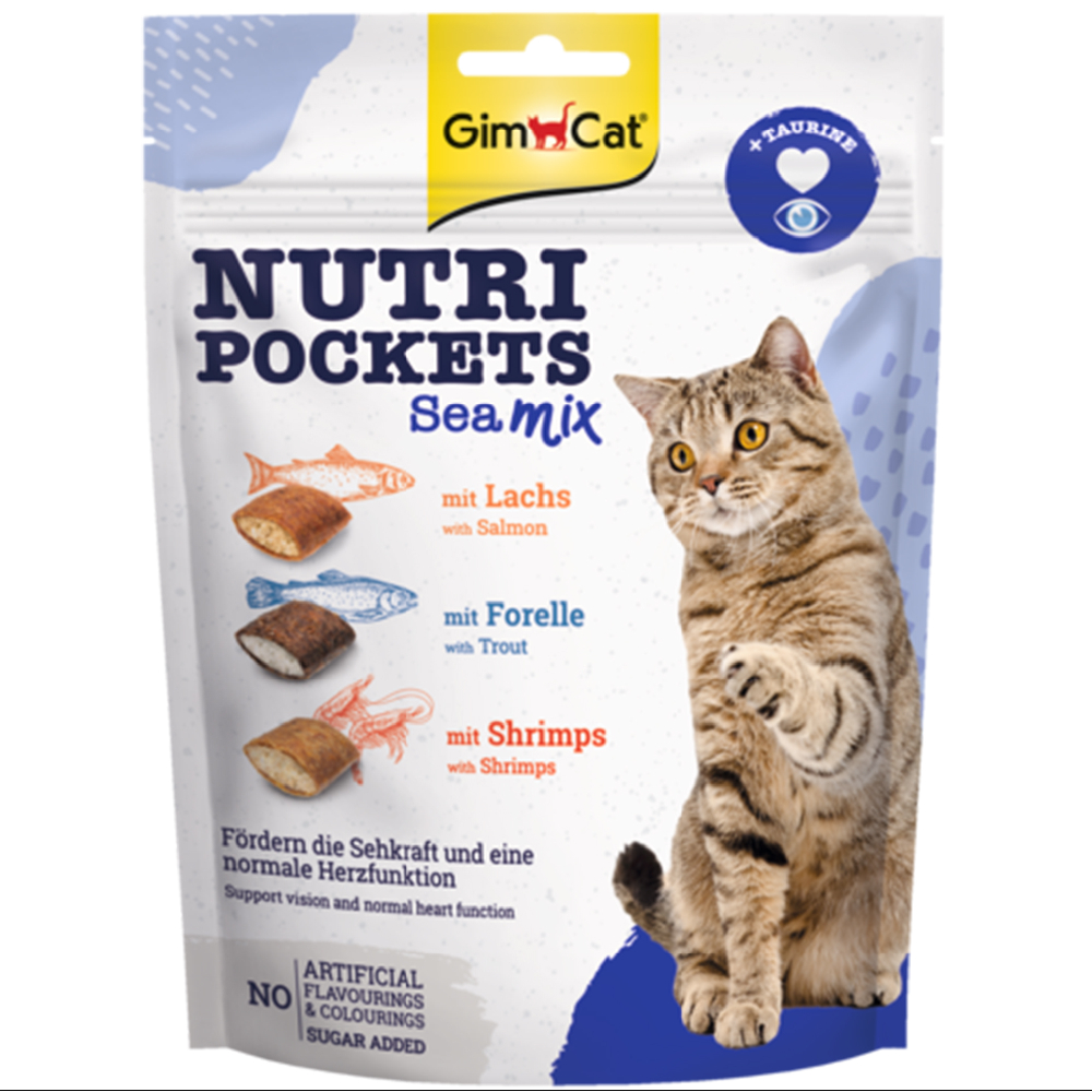 foto del prodotto gimcat nutri pockets 150 g mix di mare