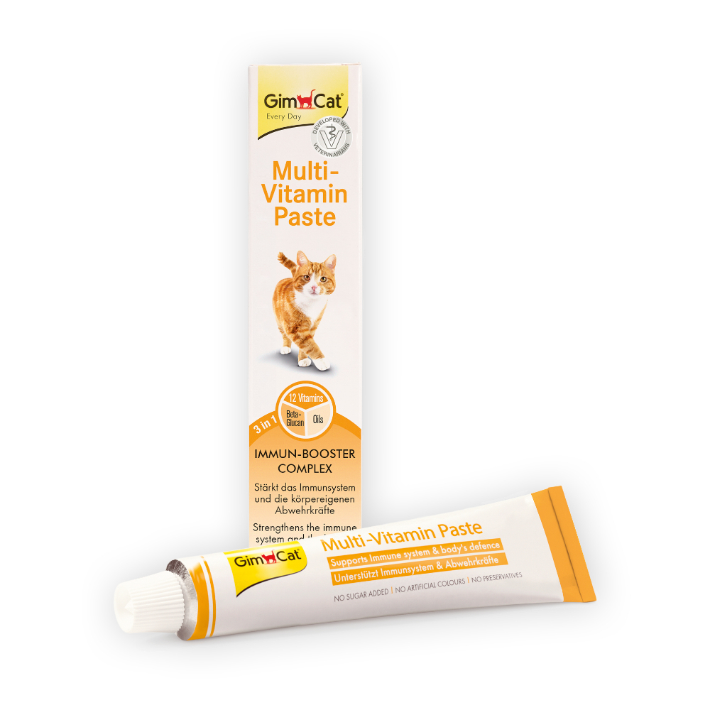 foto del prodotto gimcat pasta multi vitamin snack per gatto 50 g
