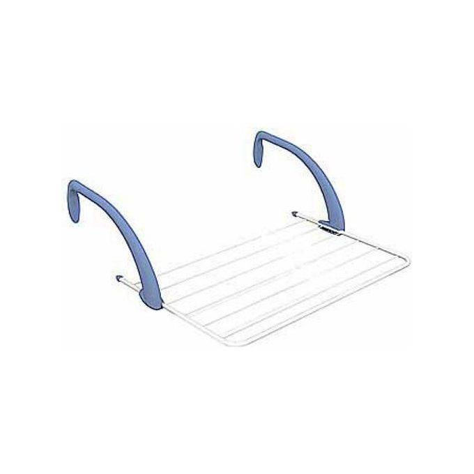 foto del prodotto gimi stendibiancheria brezza 60 estensibile in acciaio e resina con 5 m di spazio per stendere 69x54x28 cm