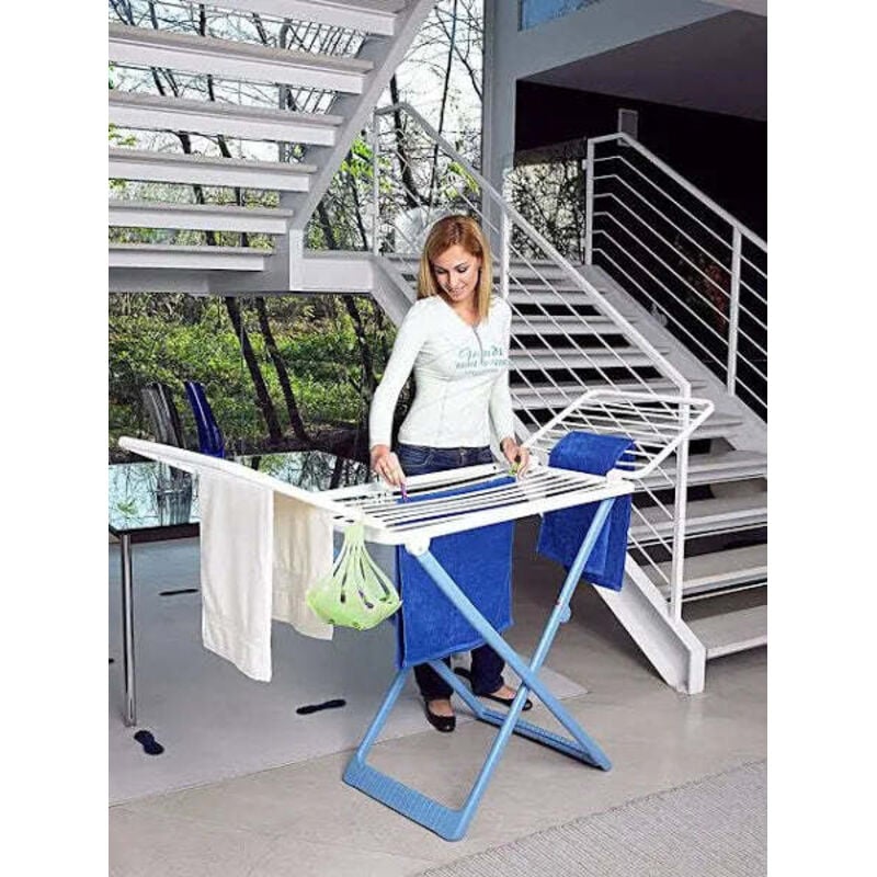 foto del prodotto gimi stendipanni cavalletto resina perla