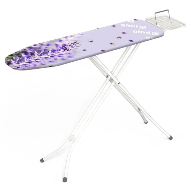 foto del prodotto gimi telo copri asse da stiro cotone compatibile con assi misura media design love resistente e imbottito 129x48 cm m