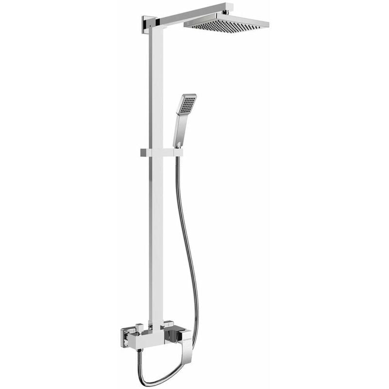 foto del prodotto ginko set doccia 200 con miscelatore, cromo 1101 43 sapho