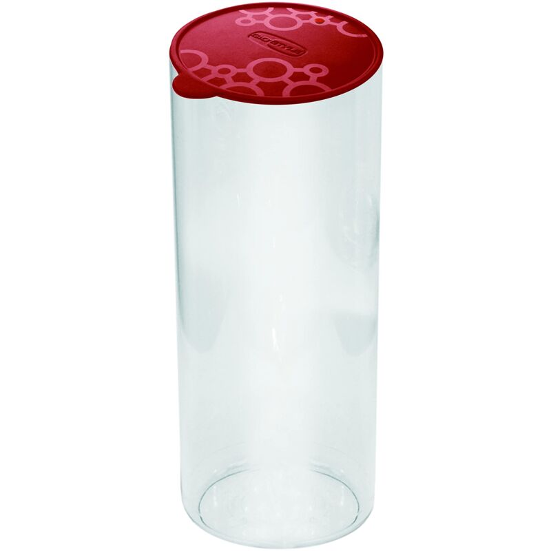 foto del prodotto gio style contenitore alimentare per dispensa tondo xl rosso 2,2l made in italy coperchio ermetico linea con.tengo