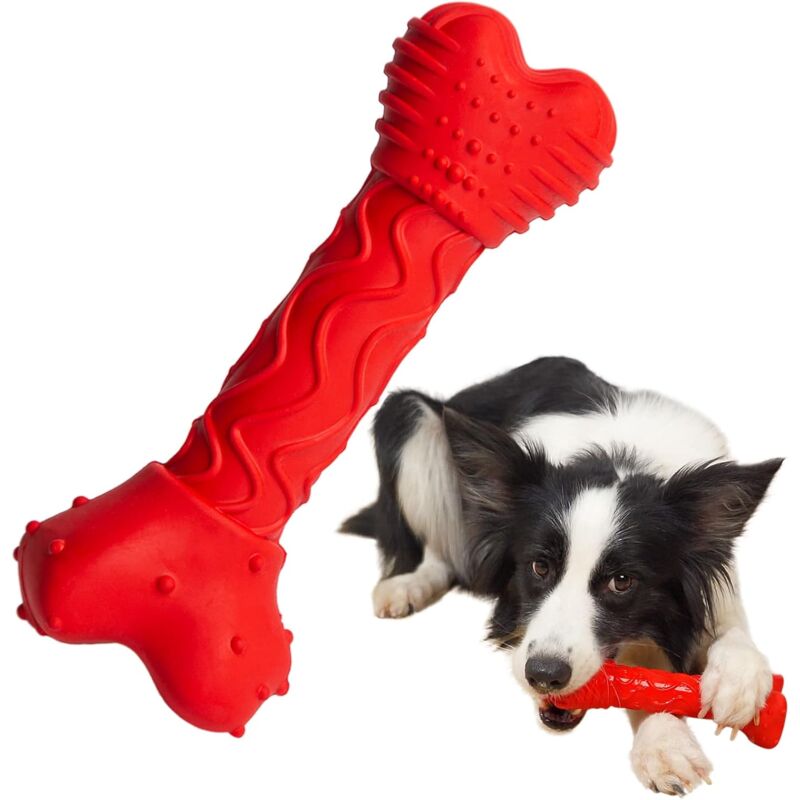 foto del prodotto giocattoli per cani, giocattoli da masticare per cani con radici indistruttibili, giocattoli interattivi per cani con ossa da masticare per cani di