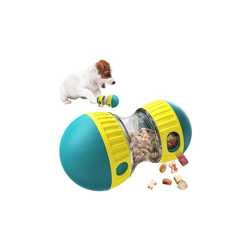 foto del prodotto giocattolo interattivo per cani, distributore di snack, giochi di intelligenza per cani, distributore di crocchette, giocattolo per occupazioni