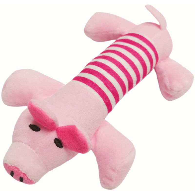 foto del prodotto giocattolo per cani, giocattoli per cani che squittiscono, giocattolo da masticare a forma di animale per cuccioli, regalo di peluche con suono