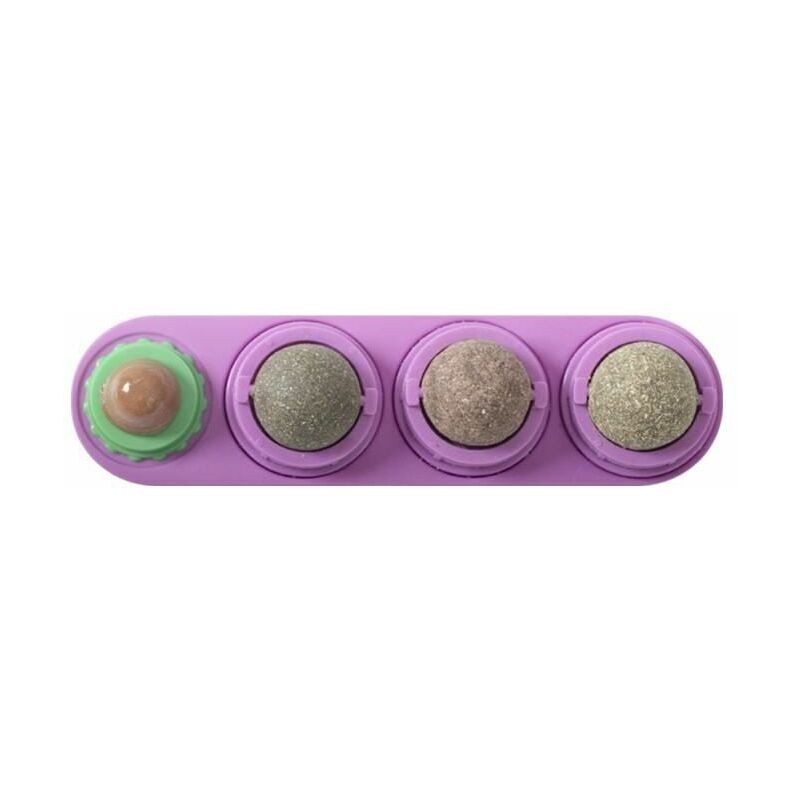 foto del prodotto giocattolo per gatti catnip lick ball cat nip lollipop cat toy ballfor pets