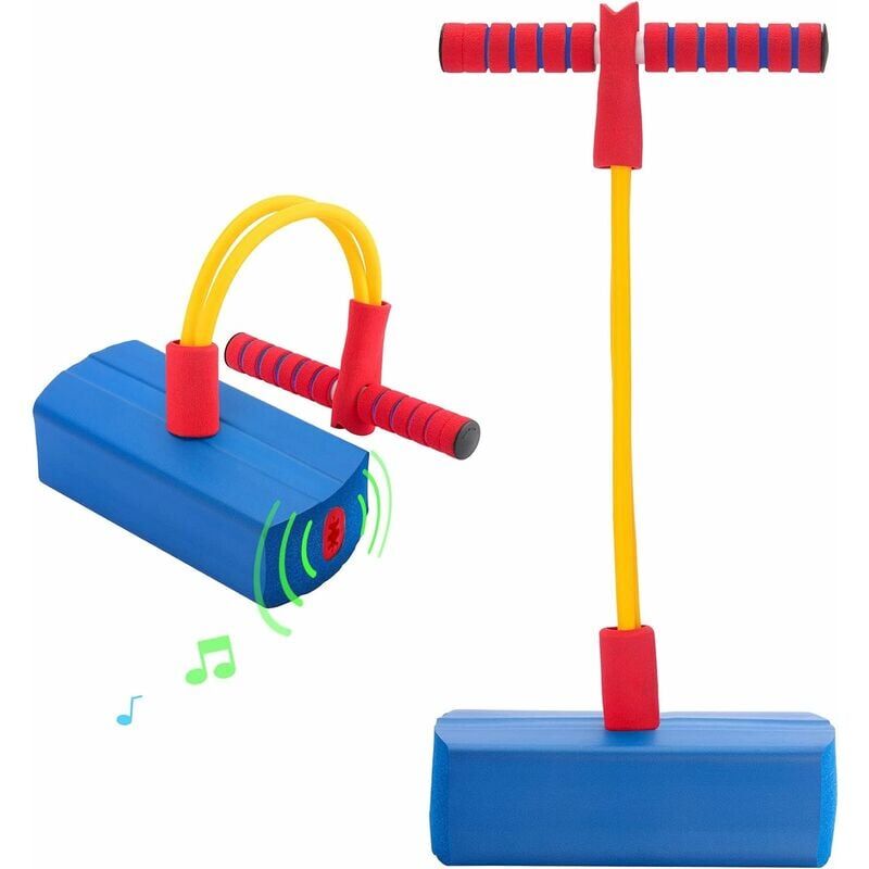 foto del prodotto giocattolo pogo stick per bambini, giocattolo per salto in equilibrio, bastone da salto in schiuma per bambini per ragazzi e ragazze, giochi