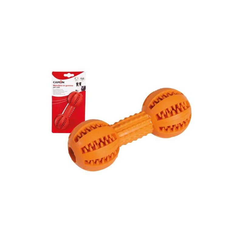 foto del prodotto giochi camon manubrio gomma p cani 13cm