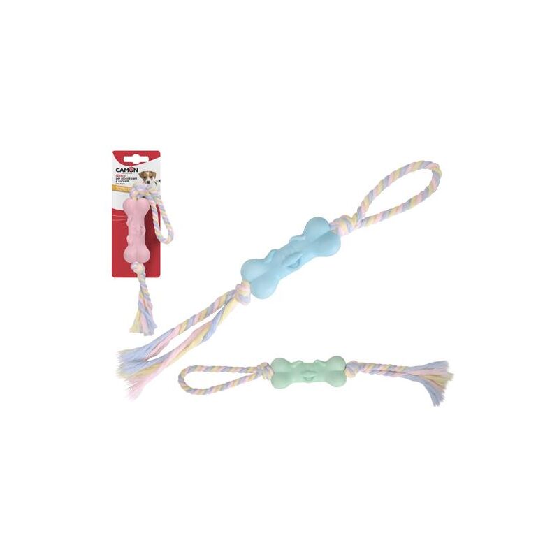 foto del prodotto giochi camon osso p cani treccia 25cm