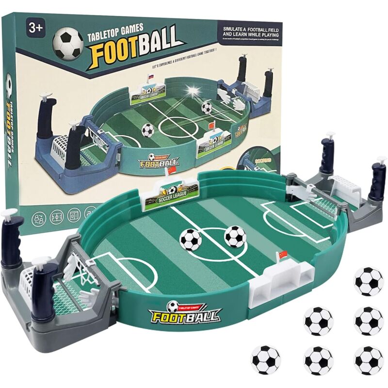foto del prodotto giochi interattivi di calcio balilla, mini giochi di calcio balilla con 6 palloni da calcio, giochi di calcio balilla, giochi di calcio balilla 3 
