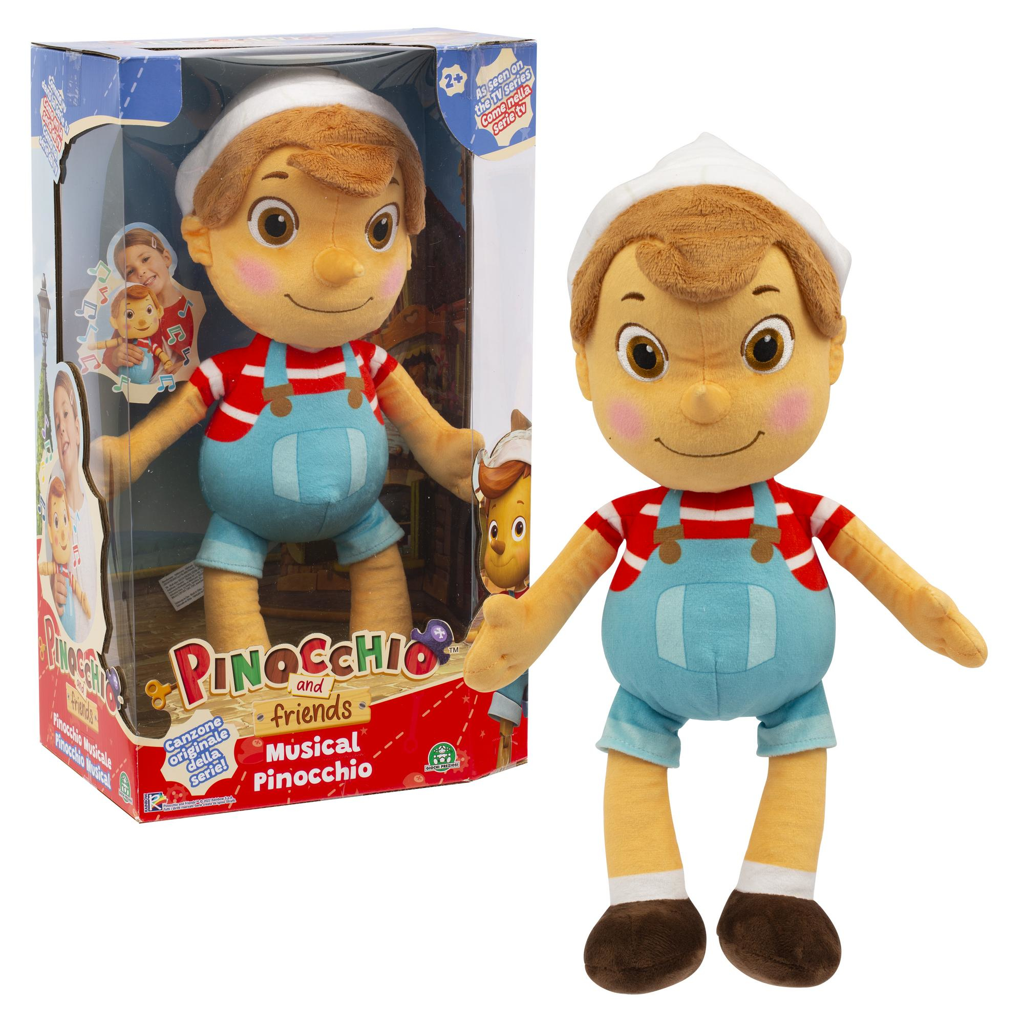 foto del prodotto giochi preziosi pinocchio plush musicale 36cm