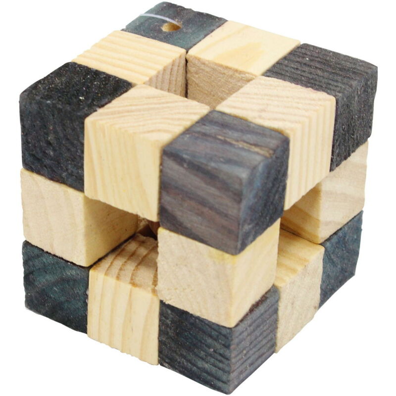foto del prodotto gioco cubo di legno per criceti
