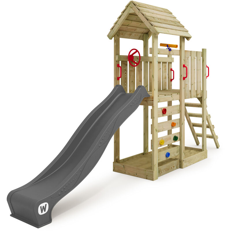 foto del prodotto gioco da giardino joyflyer con tetto in legno antracite wickey