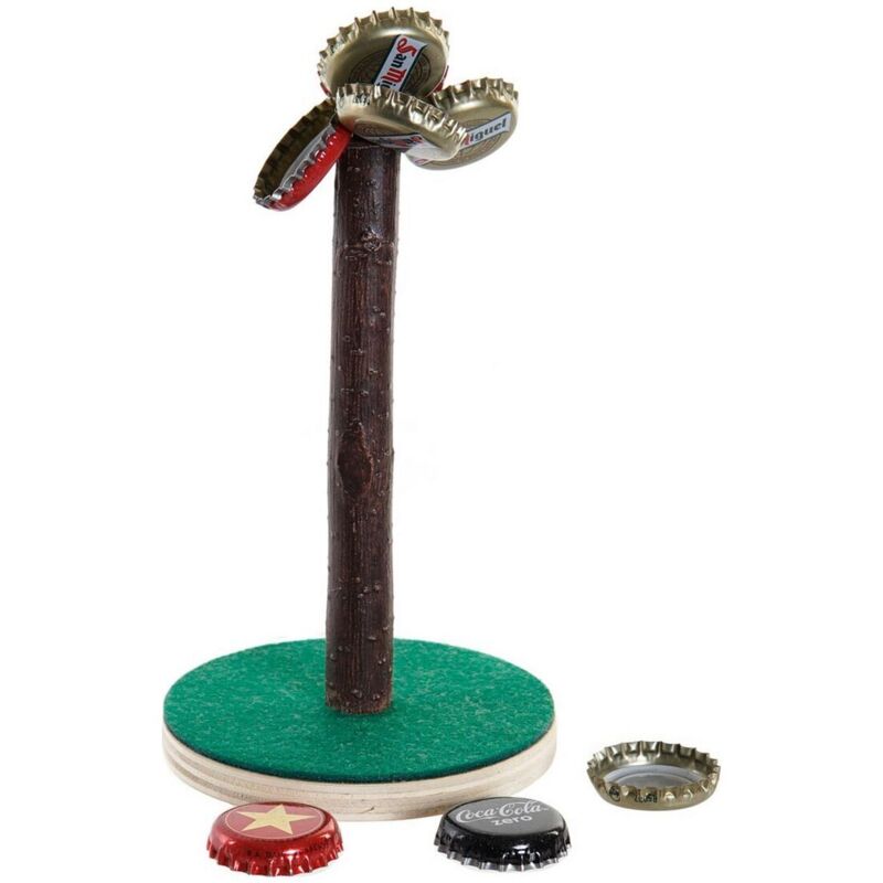 foto del prodotto gioco di legno dkd home decor marrone verde polipropilene plastica 9,5 x 9,5 x 15,5 cm